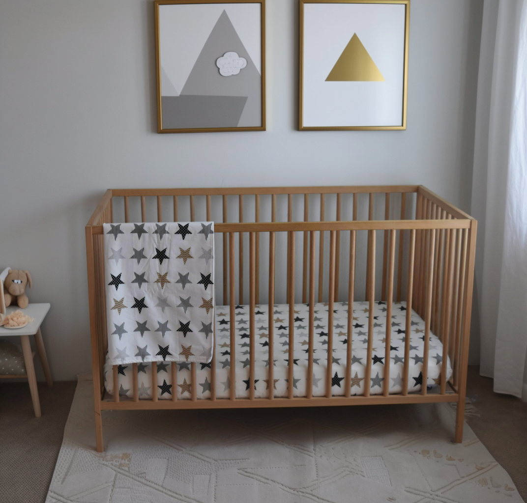 Floaties in the Deep End Fitted Crib Sheet